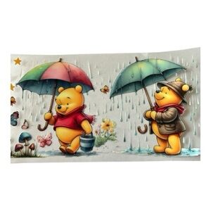 Pooh Rainy Day Cup Decal 165